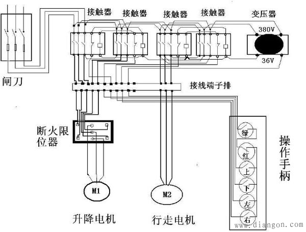 电动葫芦控制原理图 - 电路图分享 电工论坛