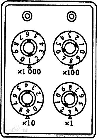 电阻箱怎么读数