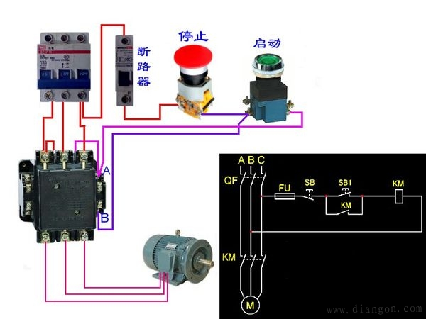 什么是接触器接触器的作用是什么交流接触器自锁接线图怎么接